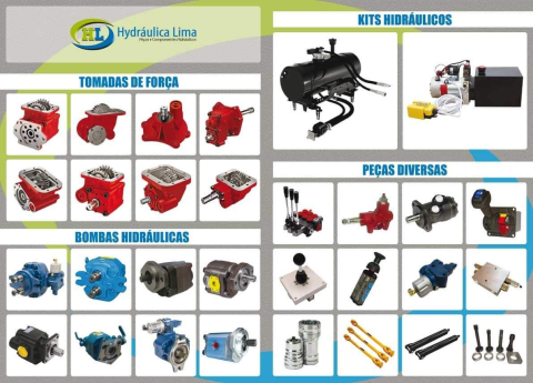 peças e componentes hidráulicos