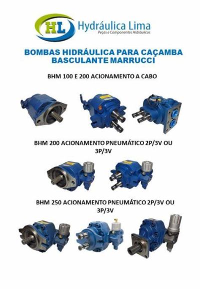 bombas para caçamba basculante